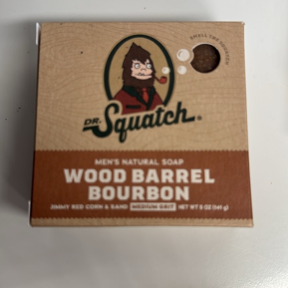 Dr. Squatch Men's Soap Trio pine tar 2 pc 1 pcwood barrel bourbon - Picture 4 of 4